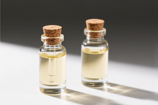 Glass Serum Bottles with Cork Stoppers