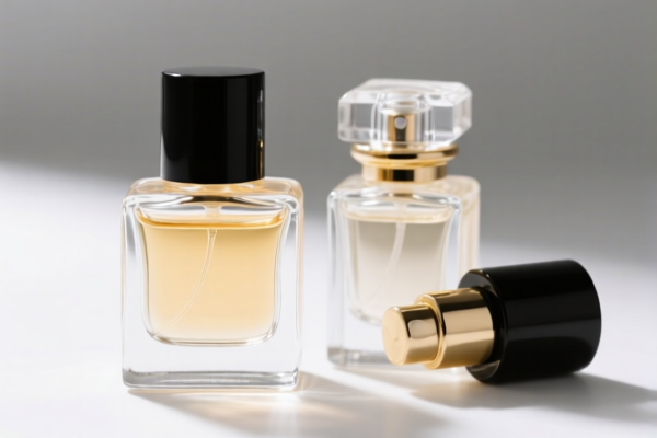 Automatically produced small capacity glass perfume bottles