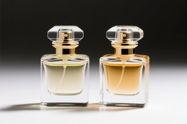 Automatically produced small capacity glass perfume bottles