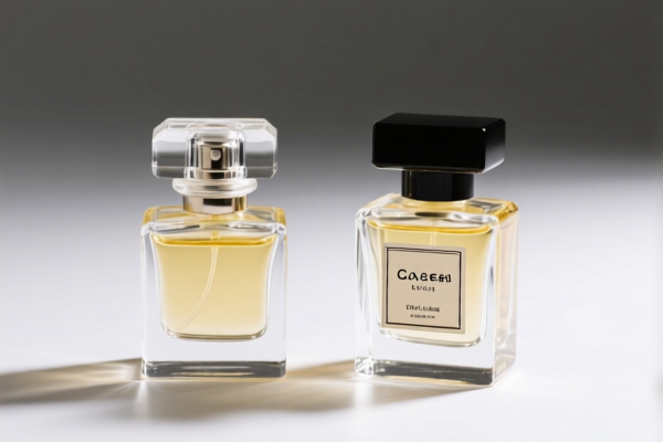 Automatically produced small capacity glass perfume bottles