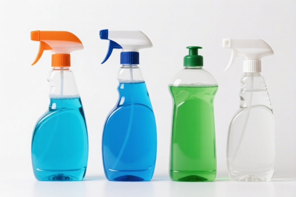 Glass Cleaning Solution Bottles (with closures, 0