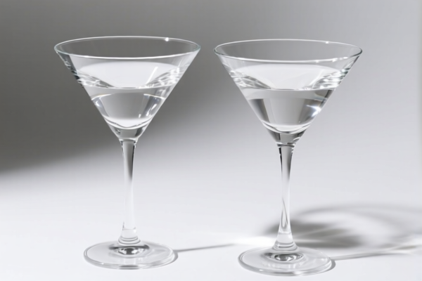 Crystal Martini Glasses