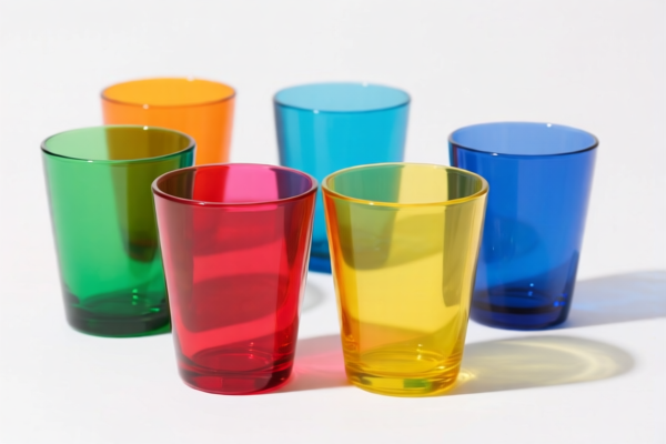 Colored Drinking Glasses