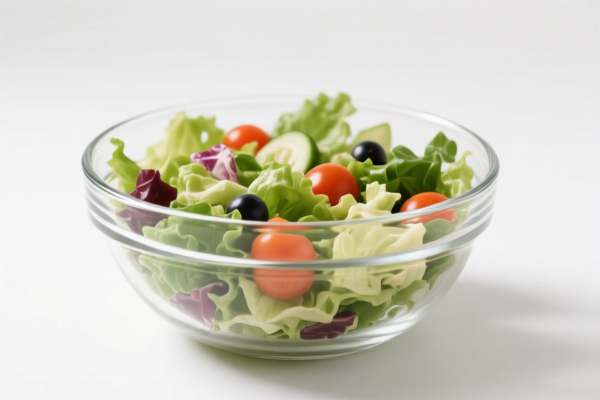 Glass Salad Bowl