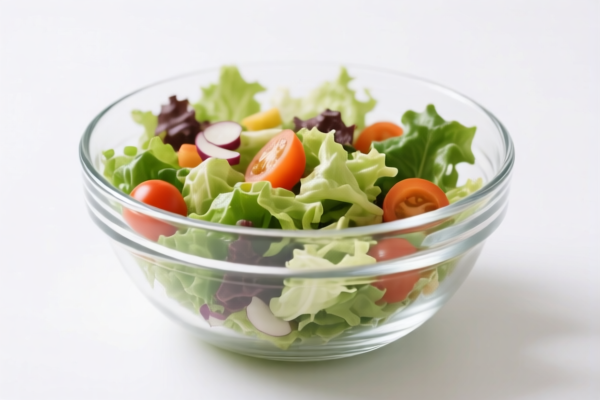 Glass Salad Bowl
