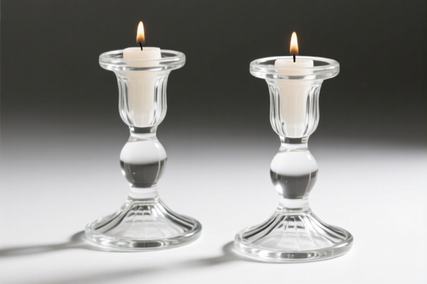 Pressed Glass Candlesticks