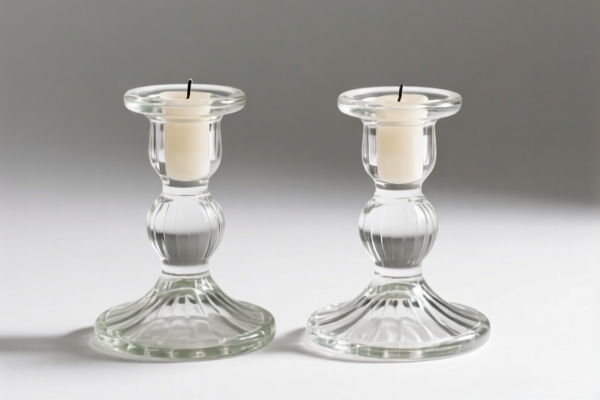 Pressed Glass Candlesticks