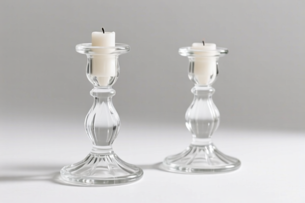 Pressed Glass Candlesticks