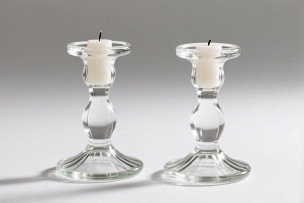 Pressed Glass Candlesticks