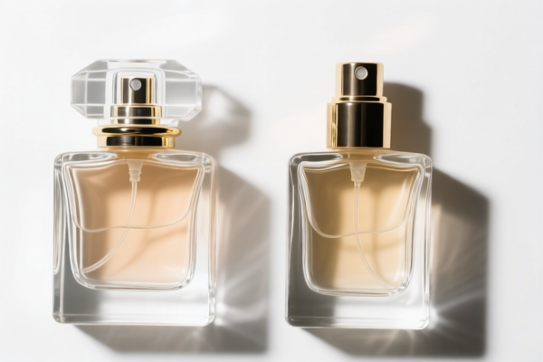 Glass spray perfume bottles
