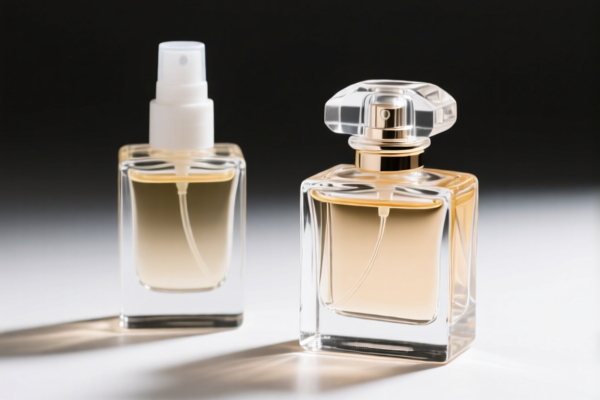 Glass spray perfume bottles