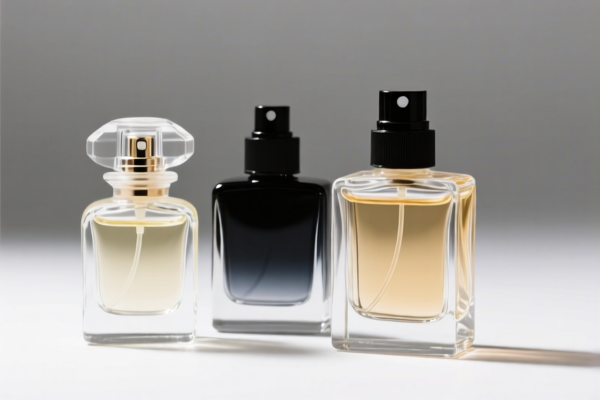 Glass spray perfume bottles