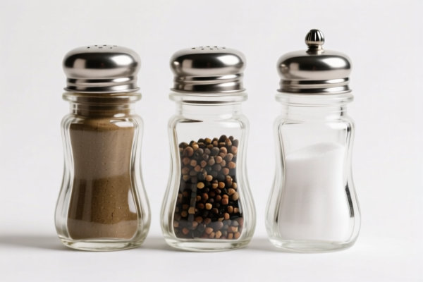 Kitchen glass seasoning bottles