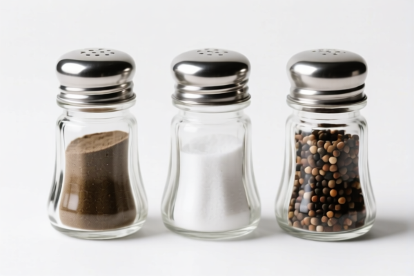 Kitchen glass seasoning bottles