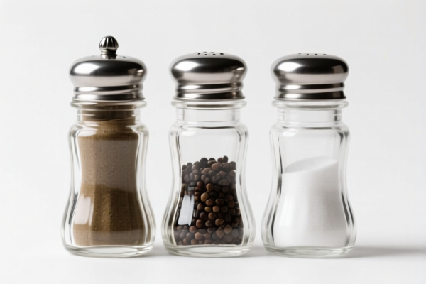 Kitchen glass seasoning bottles