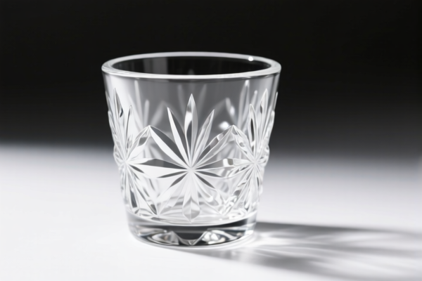 Crystal Glass Decorative Cup
