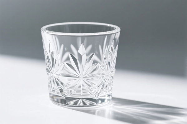 Crystal Glass Decorative Cup