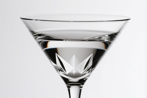 Crystal Glass Martini Cup