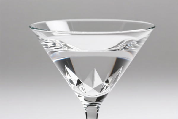 Crystal Glass Martini Cup