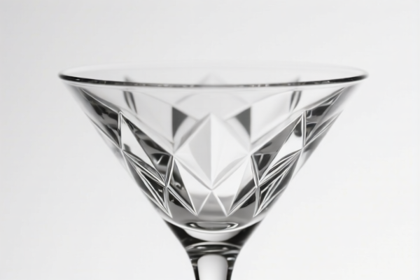 Crystal Glass Martini Cup