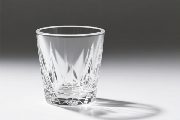 Toilet Crystal Glass Cup