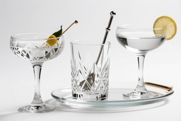 Crystal Glass Cocktail Set