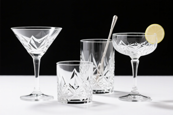 Crystal Glass Cocktail Set
