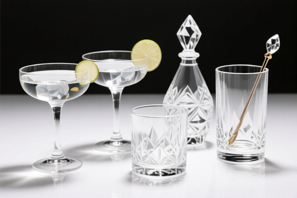 Crystal Glass Cocktail Set