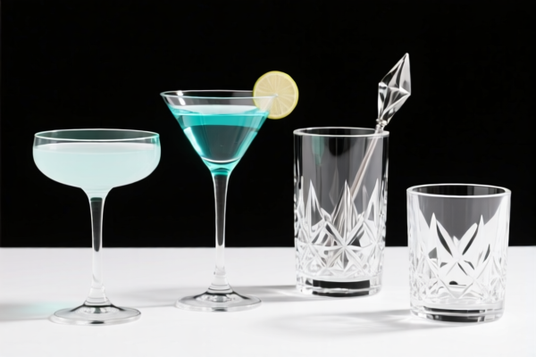 Crystal Glass Cocktail Set