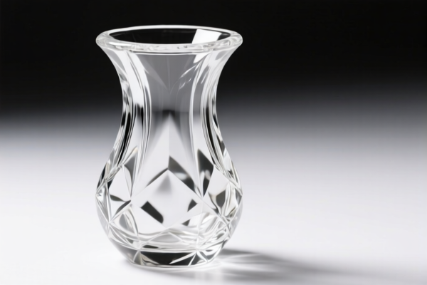Crystal Glass Decorative Vase