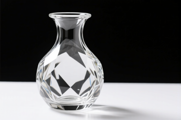 Crystal Glass Decorative Vase