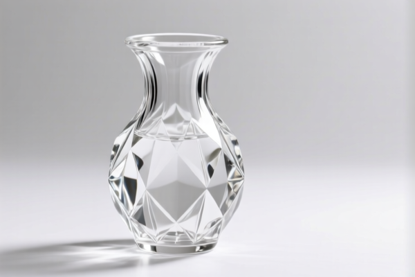 Crystal Glass Decorative Vase