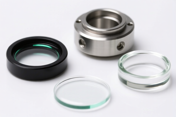 Industrial optical glass elements