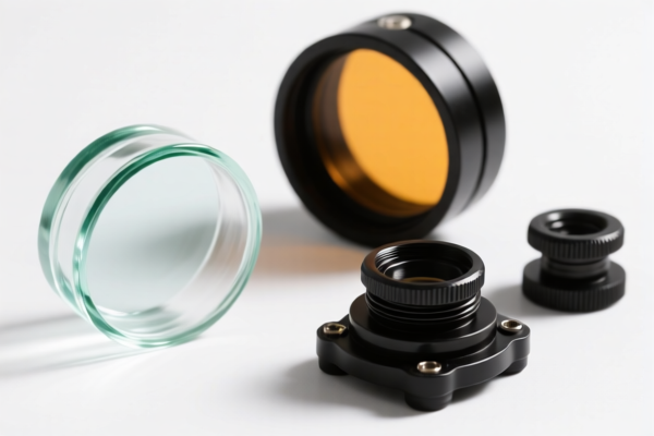 Industrial optical glass elements