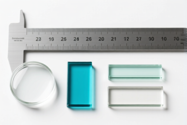 Measurement optical glass elements
