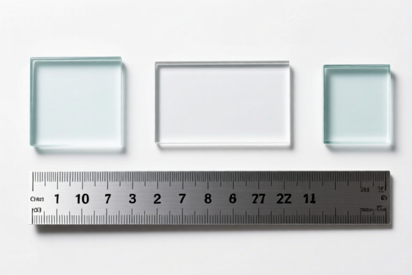 Measurement optical glass elements