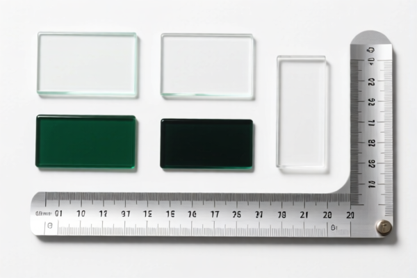 Measurement optical glass elements