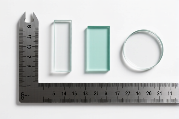 Measurement optical glass elements