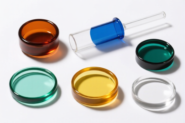 Other glass optical elements (medical)