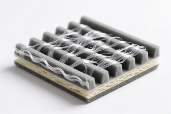 Uncolored Glass Fiber Composite Sound Absorption Material