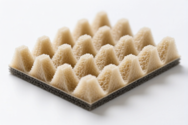 Uncolored Glass Fiber Composite Sound Absorption Material