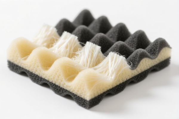 Uncolored Glass Fiber Composite Sound Absorption Material