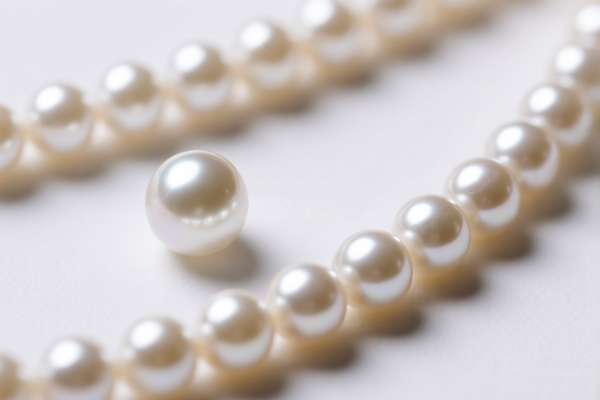 Natural pearls for decoration