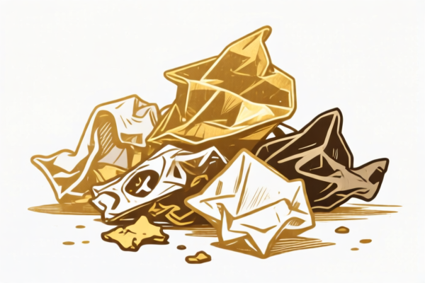 Gold Drawing Waste