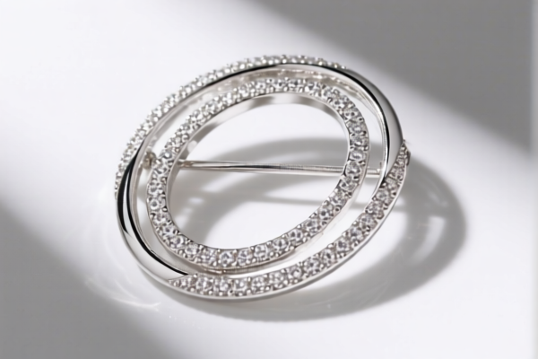 Platinum Brooch
