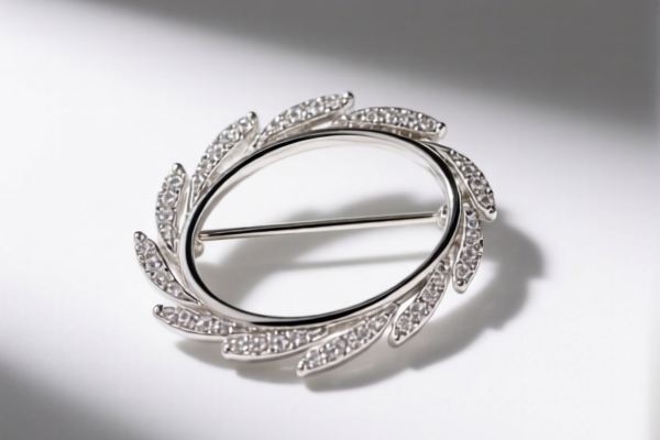 Platinum Brooch