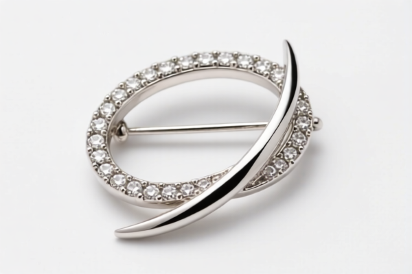 Platinum Brooch