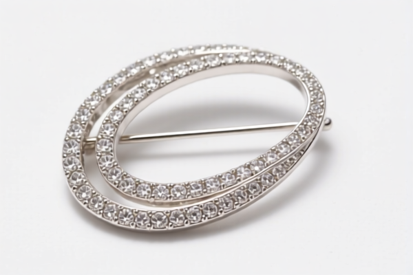 Platinum Brooch