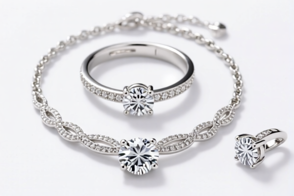 Platinum Jewelry Set
