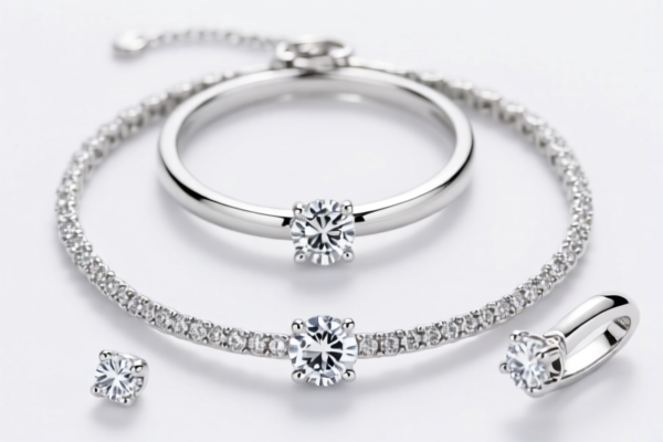 Platinum Jewelry Set